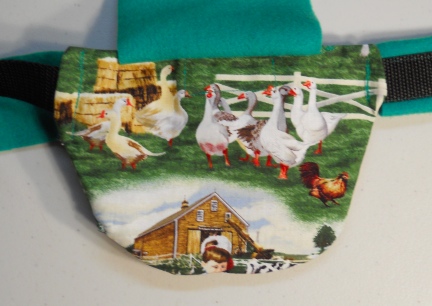 Close Up Goose Print Diaper Holder