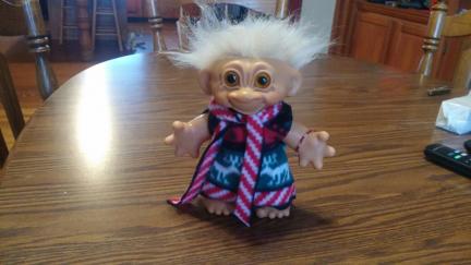 Troll Doll Christmas Dress