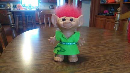 Troll Doll Dress w Hot Glue