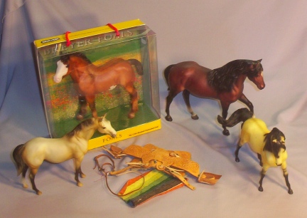 New Breyers extra Saddle and Bridle 9-20-10