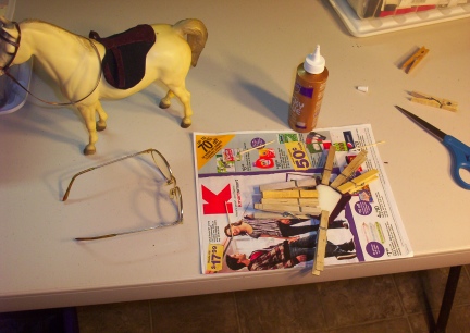 Breyer Horse English Saddle Construction